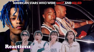 Korean Girls React To American Stars Who Were Shot And Killed  𝙊𝙎𝙎𝘾 [upl. by Jermain]