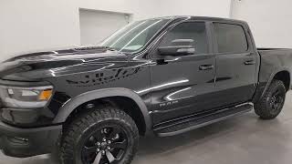 2023 RAM 1500 REBEL LEVEL 2 NIGHT GT GT DIAMOND BLACK 4K WALKAROUND 23T26A SOLD [upl. by Lardner402]