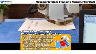 MASUNG MS8025 Plateless Digital Hot Stamping Machinehot stamping machines [upl. by Tansy]