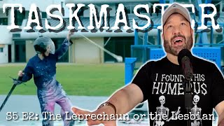 American Reacts to TASKMASTER Series 5 Ep 2 THE LEPRECHAUN OR THE LESBIAN  First Time Watching [upl. by Leander]