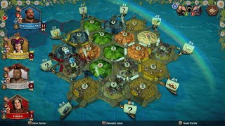 Catan Console Edition  Cities and Knights Gameplay [upl. by Sudnor335]