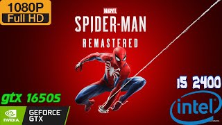 MARVELS SPIDERMAN REMASTERED  GTX 1650 SUPER  i52400  1080P [upl. by Noiek]