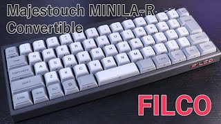 【キーボード】新機軸キーキャップ搭載 Filco Majestouch MINILAR【Keyboard amp Patch Keycap】 [upl. by Lalad929]