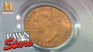 Pawn Stars  Gold Pieces  History [upl. by Anallese]