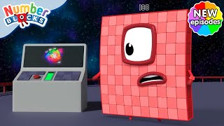 Space Division  S7 E15  Learn Times Tables  Numberblocks [upl. by Biddie]