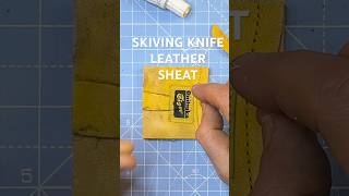 DIY  Skiving Leather Knife  Watch the Full Video httpsyoutubevI8RooeDlyo diy shorts [upl. by Rep]