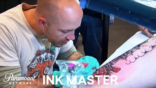 Elimination Tattoo Preview American Traditional Production Style  Ink Master Season 7 [upl. by Cassi]