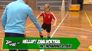 HELLUP Zaalvoetbal met Mohammed Attaibi  ZAPPSPORT [upl. by Angus851]