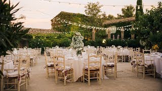 Beautifully Romantic Outdoor French Countryside Garden Rose Wedding Video [upl. by Levon]