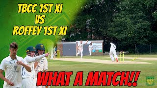 PLAYING LEAGUE DEFENDING CHAMPS Three Bridges Cricket 1st XI vs Roffey 1st XI  Cricket Highlights [upl. by Emyle424]