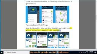 Fix NordVPN Not Connecting on Android 2023 Updated [upl. by Carrissa]