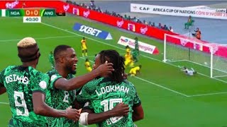 Nigeria vs Angola 10 Match Highlights afcon [upl. by Bloem]