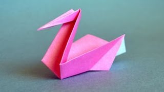 Origami Pelican Instructions wwwOrigamiFuncom [upl. by Corbie]