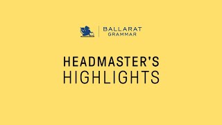 Headmasters Highlights  Term 4 2024 [upl. by Arlynne]