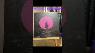 pink moonscape picture art viralvideo [upl. by Etnuad474]