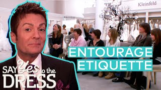 Randy’s Entourage Etiquette Tips  Say Yes To The Dress Randy Knows Best [upl. by Ellenohs]