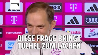 HamannFrage sorgt für Lacher bei Thomas Tuchel  FC Bayern [upl. by Nahshu236]