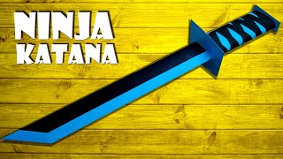 Ninja Katana Schwert selber machen aus Papier basteln  paper ninja katana sword DIY 4K [upl. by Profant]