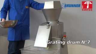 BrunnerAnliker Industrial cheese grater IR 250 [upl. by Fugere534]