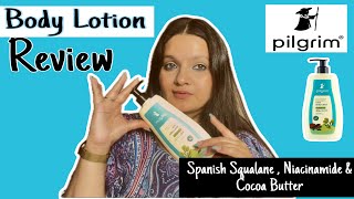 Get Glowy amp Plumpy Body With Pilgrim Body Lotion ❄️✨ Spanish Squalane Glow Lotion [upl. by Amleht]