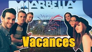 UN JOUR EN VACANCES  Avec Skyyart Squeezie Marie Mickalow  Video irl  Skyyart et Chelxie [upl. by Ahsikal]