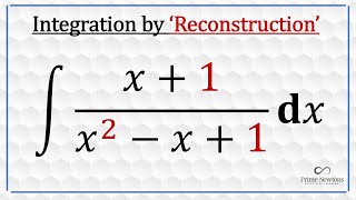 Integration by rewriting the integral [upl. by Alana]