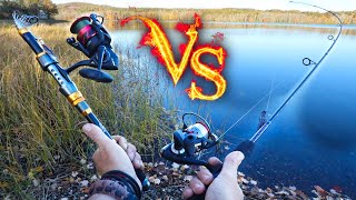 Telescoping Fishing Pole Vs Classic Fishing Rod  Versus Series Ep 5 [upl. by Forest]