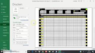 excel mehrere druckbereiche festlegen dienstplanvorlage einzelhandel [upl. by Thea537]