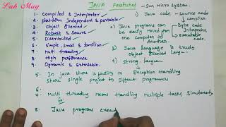 JAVA Features  6  JAVA COURSE in telugu [upl. by Reggis]