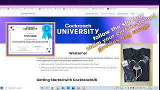 Cockroach University FINAL EXAM quotANSWERSquot claim your free CERTIFICATE amp GOODIES bag swags cockroach [upl. by Tessler]