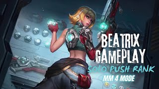 PUSH RANK SOLO WAJIB PAKAI BEATRIX [upl. by Aicinod]