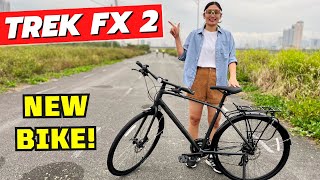 Trek FX 2 Commuter Bike Review amp First Ride [upl. by Aisats606]