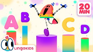 Join the ABC TRAIN 🔡🚂  More ABC Songs for kids  Lingokids [upl. by Conlon456]