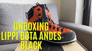 Unboxing Lippi Bota Andes Black [upl. by Hedda]