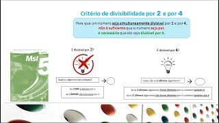 Critério de Divisibilidade por 2 e por 4 1205 [upl. by Michaelina]