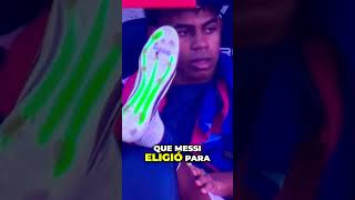 Las botas que Messi le dio a Lamine Yamal [upl. by Duarte]