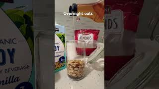 Overnight Oatshealthylifestyle breakfast dessert [upl. by Kriss]