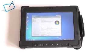 Durabook CA10 IP43MIL810 ruggedized 10quot Windows tablet [upl. by Gruver]