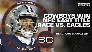 REACTION to Cowboys clinching NFC East as Eagles spiral into postseason  SportsCenter [upl. by Ephrayim]