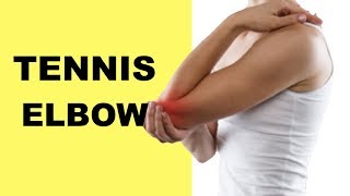 Tennis Elbow Tendonitis Exercises Lateral Epicondylitis and Rounded Shoulders [upl. by Yonit253]