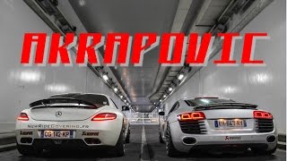 TMM 2015 Report AKRAPOVIC SLS AMG amp Audi R8 in Monaco [upl. by Sibyl768]