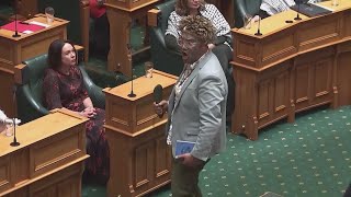 Maori Leader Performs Haka in New Zealand’s Parliament [upl. by Ybocaj]