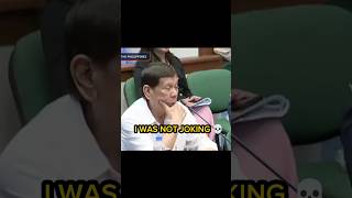 DU30 once said I was not joking 😏 duterte dutertelegacy senatehearing shortsviral trending [upl. by Abbie]