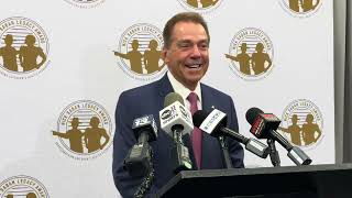 Nick Saban talks retirement new roles with Alabama Football ESPN [upl. by Einohtna]