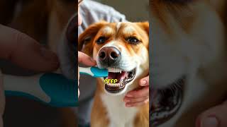 How to Brush Your Dogs Teeth at Home funfacts pets didyouknow shorts viralvideo dog pets pet [upl. by Arratahs117]