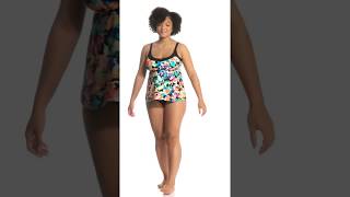 Maxine Plus Size Blossom Underwire Tankini Top  SwimOutletcom [upl. by Kus]