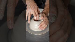 Making a pottery vase with a twist 😏 [upl. by Ecyarg]