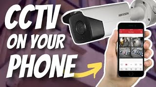 How to Online Hikvision cctv cameras on mobile  Hikvision camera online setup [upl. by Adnalram]