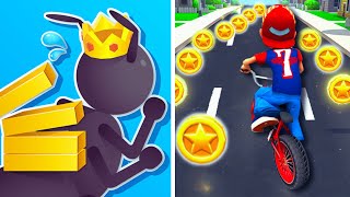 Big bike vs Brick Builder 2🤍🪽🐻‍❄️💭Walkthrough Max Gameplay MK7867 [upl. by Chickie]