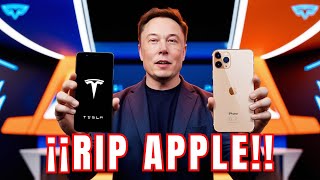 Elon Musk ¡LANZAMIENTO del NUEVO TELÉFONO de Tesla que DERROTARÁ al NUEVO iPhone [upl. by Notserk453]